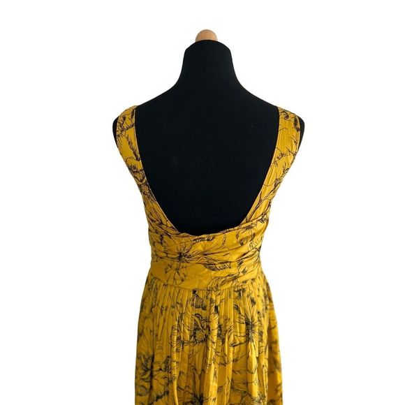 MOSCHINO MAXI DRESS FLORAL SIZE 8 - Picture 6 of 13